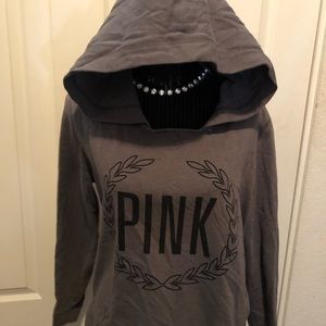 Pink by Victoria Secret Hoodie: Sz large